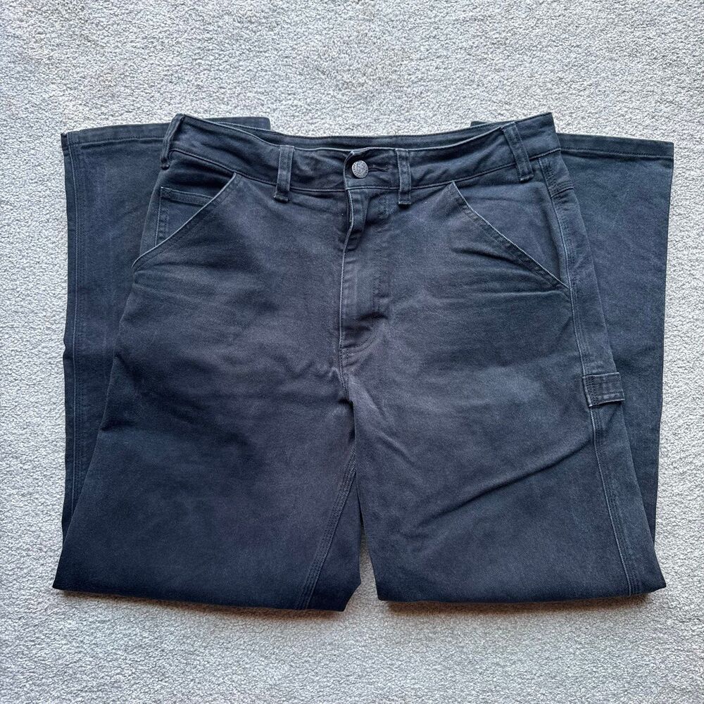 Nike Life Skate Streetwear Loose Black Carpenter Jeans Pants